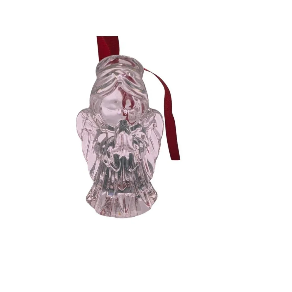 Retired Christmas Endearments Waterford Crystal Angel - Second In A Series